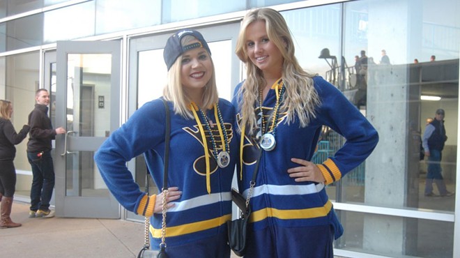 Blues fans everywhere are wearing the official outfit of summer.