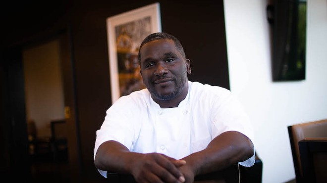 Even though he's now executive chef at Kingside Diner, Eric Prophete still finds himself working the line.