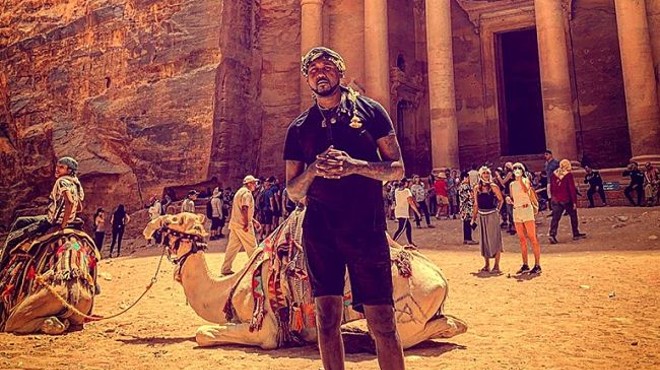 St. Louis rapper Tef Poe visits the Jordanian city of Petra during his trip as an ambassador to the country.