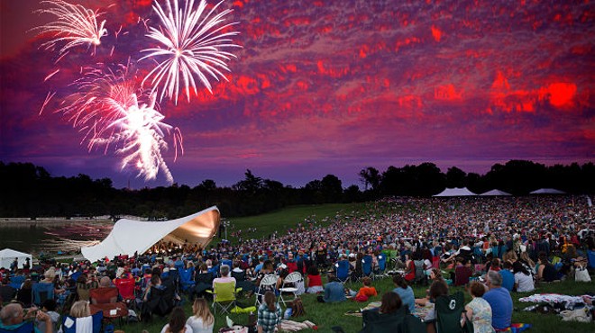 Tonight's free concert will even end in fireworks.