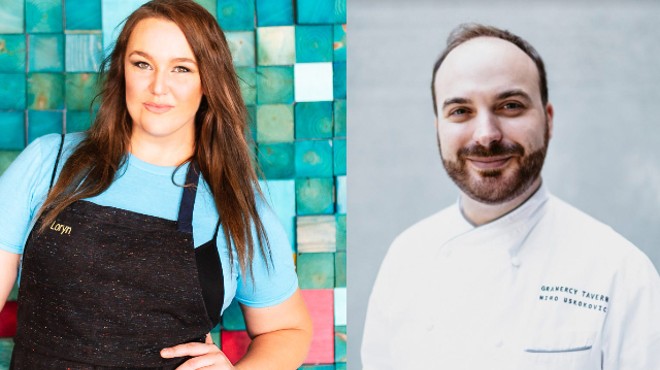 Balkan Treat Box chef-owner Loryn Nalic (left) will soon collaborate with Gramercy Tavern executive pastry chef Miro Uskokovic.