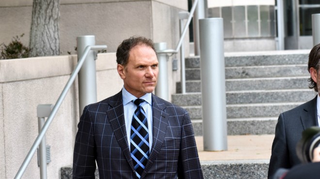 John Rallo leaves court in May 2019.