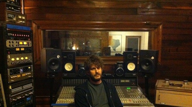 Native Sound co-owner David Beeman behind the controls at the studio.