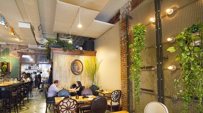 The Garden on Grand has a stunning interior, but the food falls short.