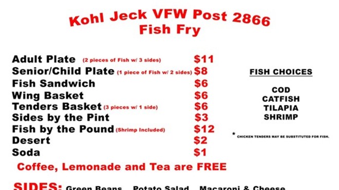 Fish Fry Fundraiser to Support and Assist Veterans