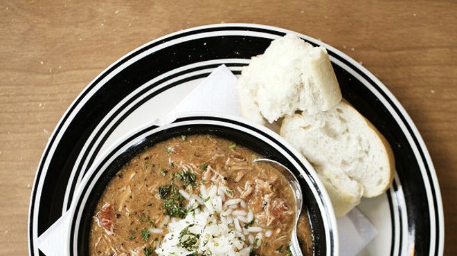 The chicken andouille gumbo at Riverbend.