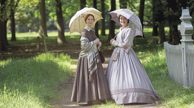 The Dickinson ​s​isters, Emily and Vinnie (Cynthia Nixon, Jennifer Ehle).