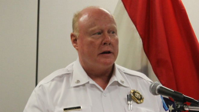 Acting police chief Lt. Colonel Lawrence O'Toole.
