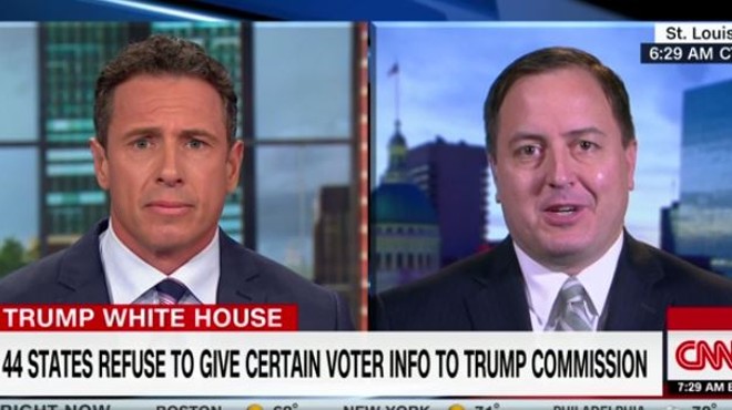 Missouri SOS Jay Ashcroft sparred with CNN's Chris Cuomo on Wednesday.