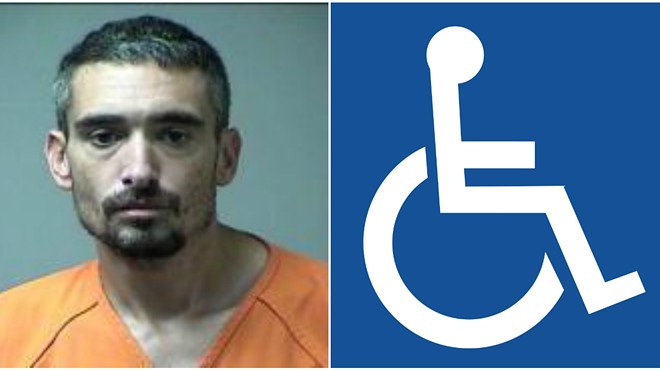 Casey Flinn is one of three suspects charged with stealing an 88-year-old's wheelchair ramp.