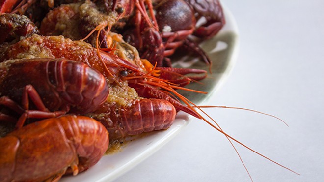 Crawfish are a specialty at the Mad Crab.