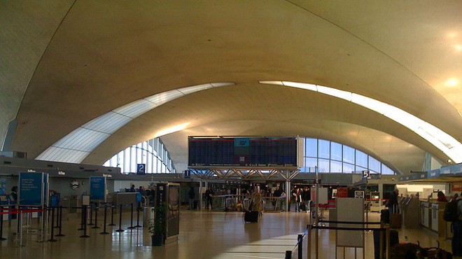The main terminal at Lambert International Airport.