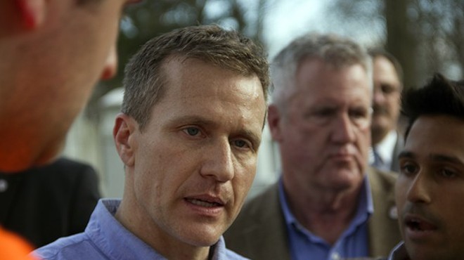 Governor Eric Greitens allowed a bill to become law that would take away the city's minimum wage increase.