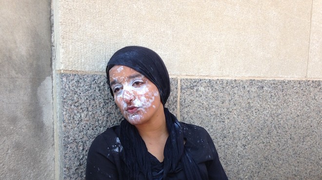 Maleeha Ahmad, 28, was pepper-sprayed by police.