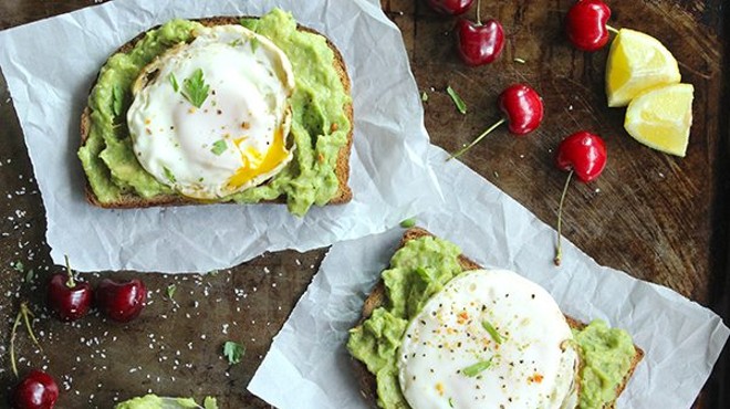 An essential hipster food group: avocado toast.