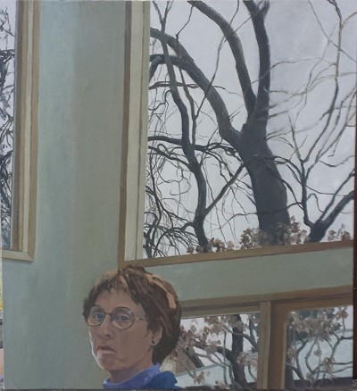 Winter Afternoon (Self-Portrait), 2010-11
Oil on canvas
21.25 x 25 inches
Courtesy Stephen W. Skrainka