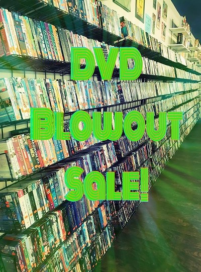 DVD Blowout Sidewalk Sale