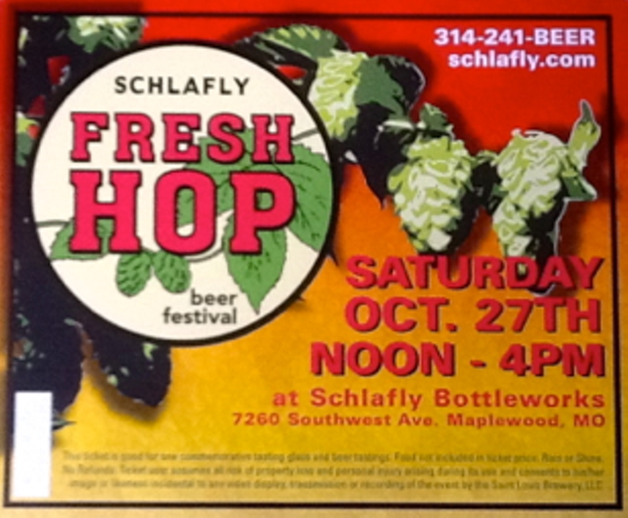 Schlafly Fresh Hop Beer Festival