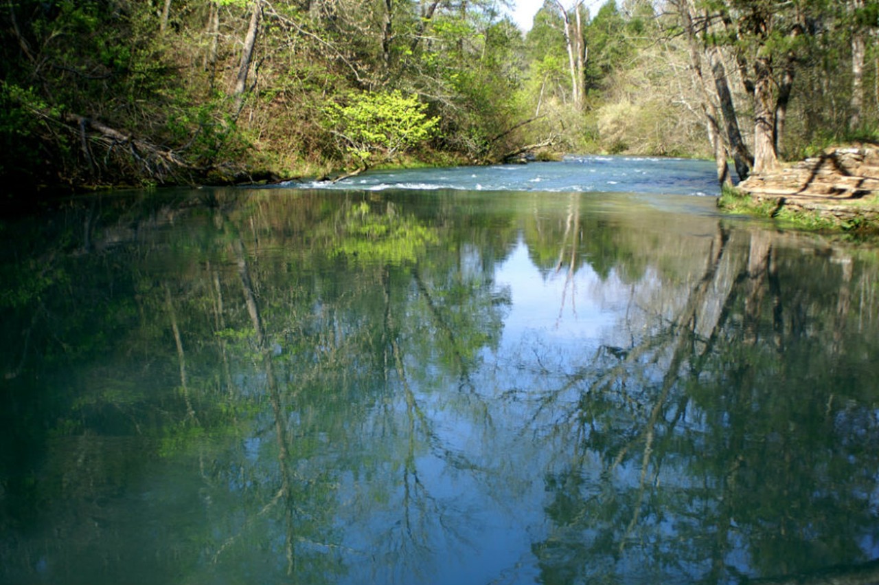 Blue Spring
Eminence Township, MO
The National Park Service calls Blue Spring "one of the most beautiful places you'll ever find, anywhere." Here, the water is a beautiful blue color and is more than 310 feet deep. Photo courtesy of Flickr / Timothy K Hamilton.