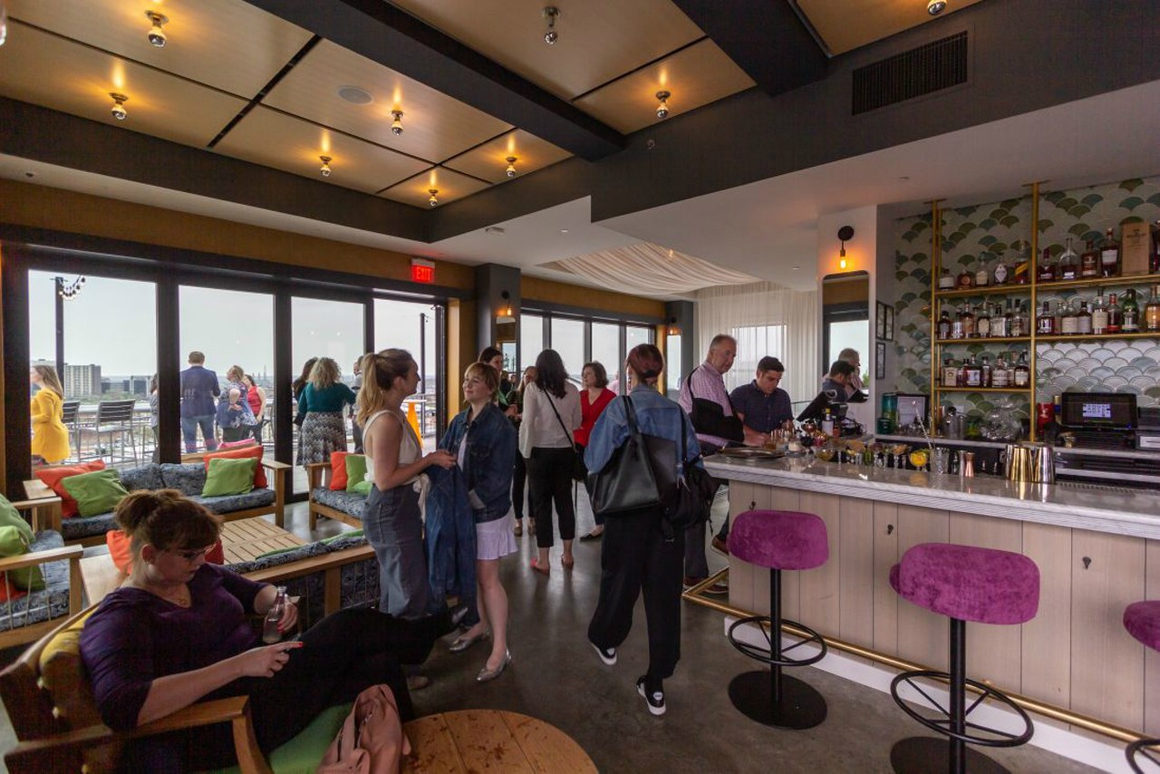 It also offers top-notch food from superstar chef David Burke, including beef sashimi and CBD-infused guacamole. If you're looking for a glamorous rooftop for a nice evening cocktail, this is the spot.
Photo credit: Ryan Gines