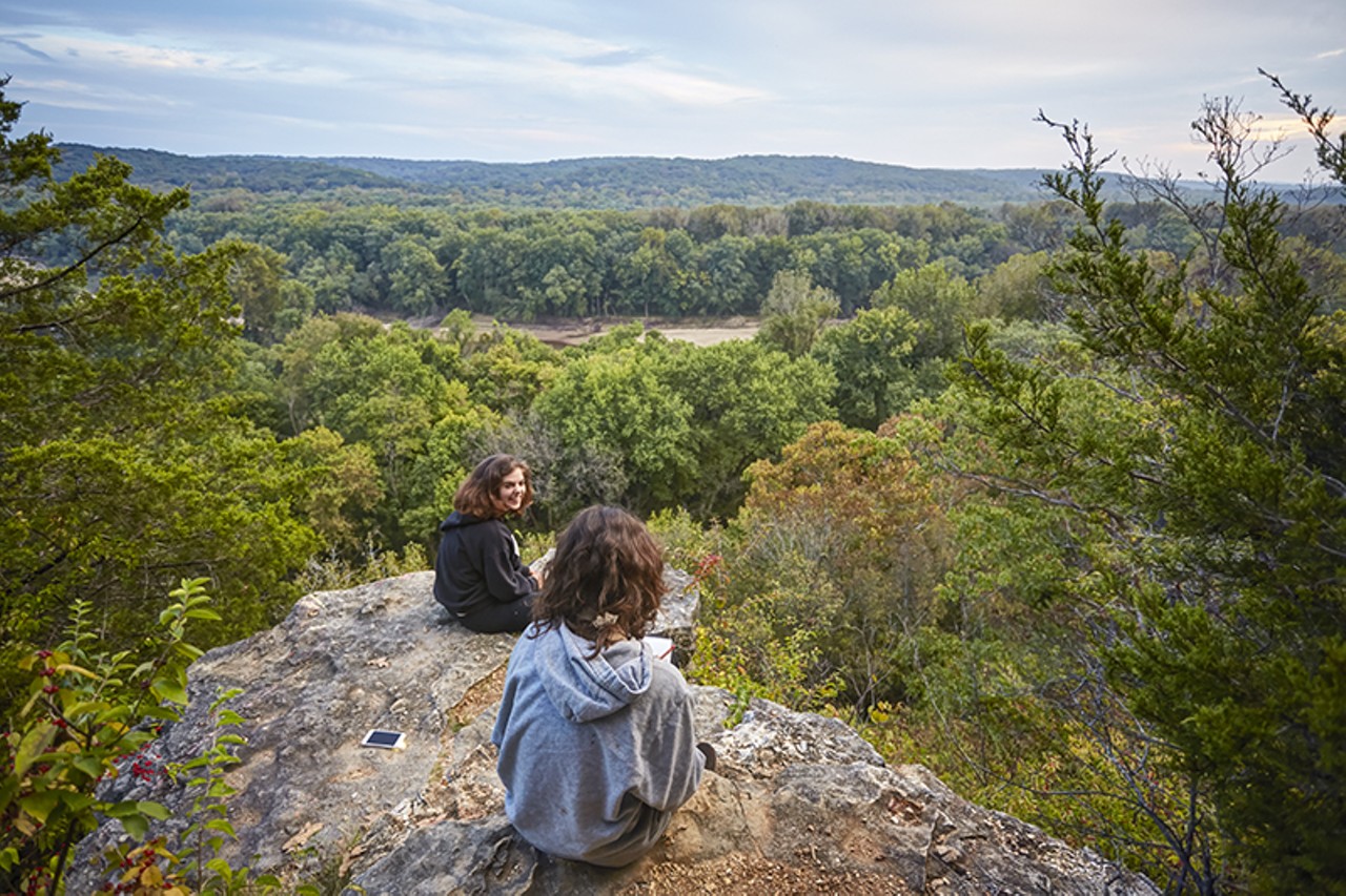 Looking for a bit of an adrenaline rush? Castlewood State Park is also regarded as one of the best mountain biking locations in the area. It's a great place to get a dose of adventure without having to travel far. Photo by Steve Truesdell.