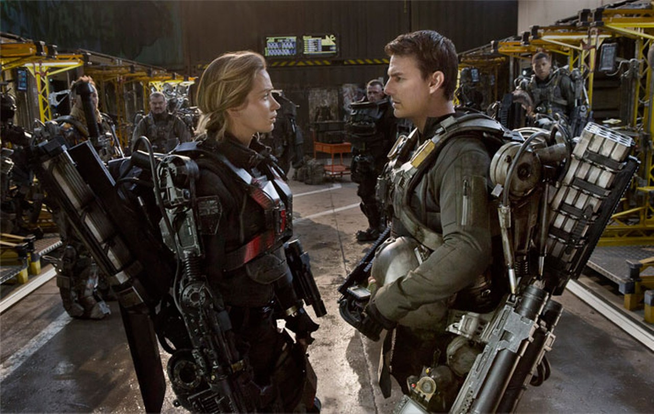 Edge of Tomorrow (June 6) &mdash; Eerily youthful 51-year-old Tom Cruise's second humans-vs.-alien invaders flick in two years has a Groundhog Day&ndash;like premise: Each day, his character perishes in battle trying to defend Earth, then wakes up, memories intact, to live that day and fight that fight again. If we're to sit through the same battle scene several times, please let it be briefer and more bracing than the ones in every Marvel movie. The film is based on a Japanese novella by the superior (if syntactically suspect) title All You Need Is Kill. In the trailer, Cruise and Emily Blunt bound around in suits of powered armor like the kind Robert Heinlein wrote about in Starship Troopers. Cruise's late-career retrench as an action star has been working for him, mostly, and director Doug Liman is a veteran of troubled productions that emerged as solid popcorn flicks, namely, The Bourne Identity and Mr. and Mrs. Smith. (Also Swingers, lest we forget, baby.) Bill Paxton is in this, too? I'm there. Confidence: 60 percent.