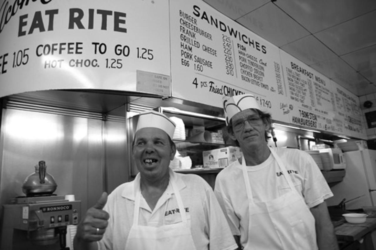 Eat-Rite Diner
622 Chouteau Ave.
Nothing beats a diner when it comes to cheap food. And what diner is more St. Louis than Eat-Rite? Photo by Nicholas Phillips.