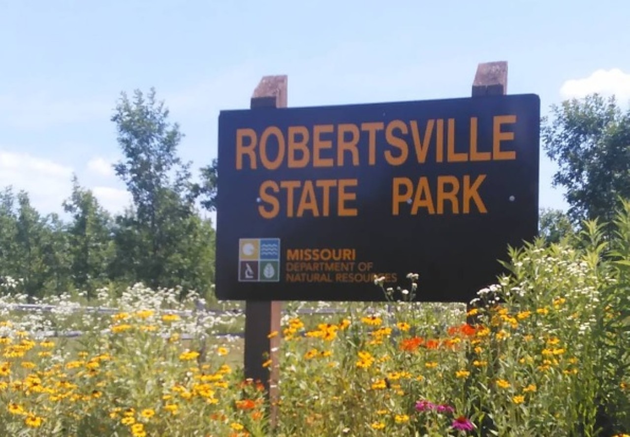 Robertsville State Park
902 State Park Rd. 
Robertsville, MO 63072
(636) 257-3788
Estimated drive time: 52 minutes. Directions here.Both Calvey Creek and the Meramec River border Robertsville State Park, making it a great place for water activities. It's a nice place for boating and fishing thanks to a boat launch and easy water access. There is also a campground and picnic sites if you'd like to extend your stay. Photo courtesy of Instagram / pionteke.