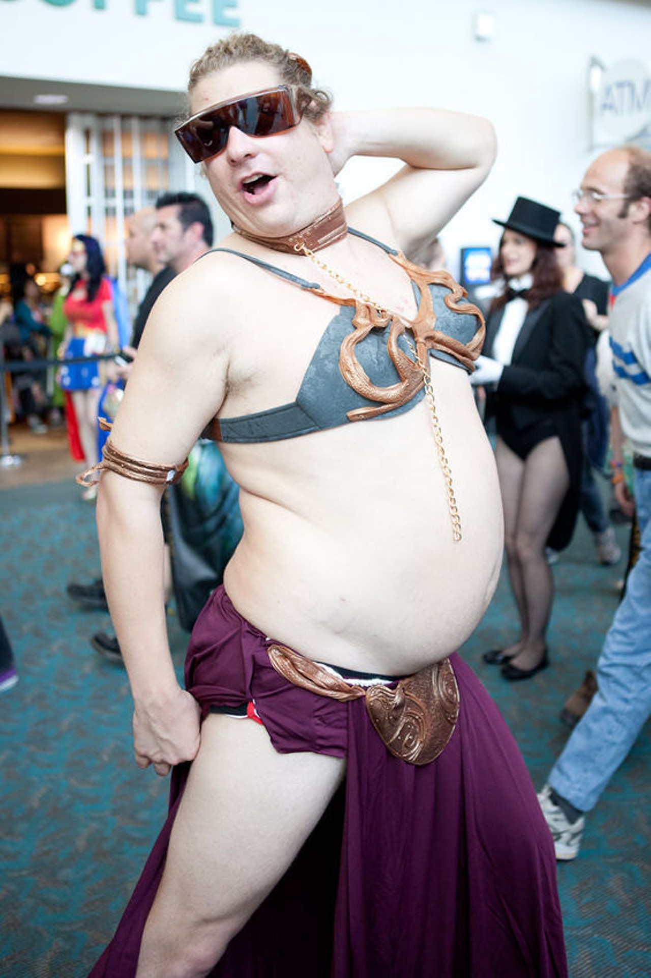 The star power came out in San Diego, as cosplayers outfits included nods towards My Little PonyFriendship is Magic, Game of Thrones, Chef Vader, Spaceballs Barf,Homestuck, The Venture Brothers, a never-nude Tobia F&uuml;nke still seeking his Blue Man Group, and the always-popular gender bent slave Leia. See more Photos from San Diego Comic Con 2012.