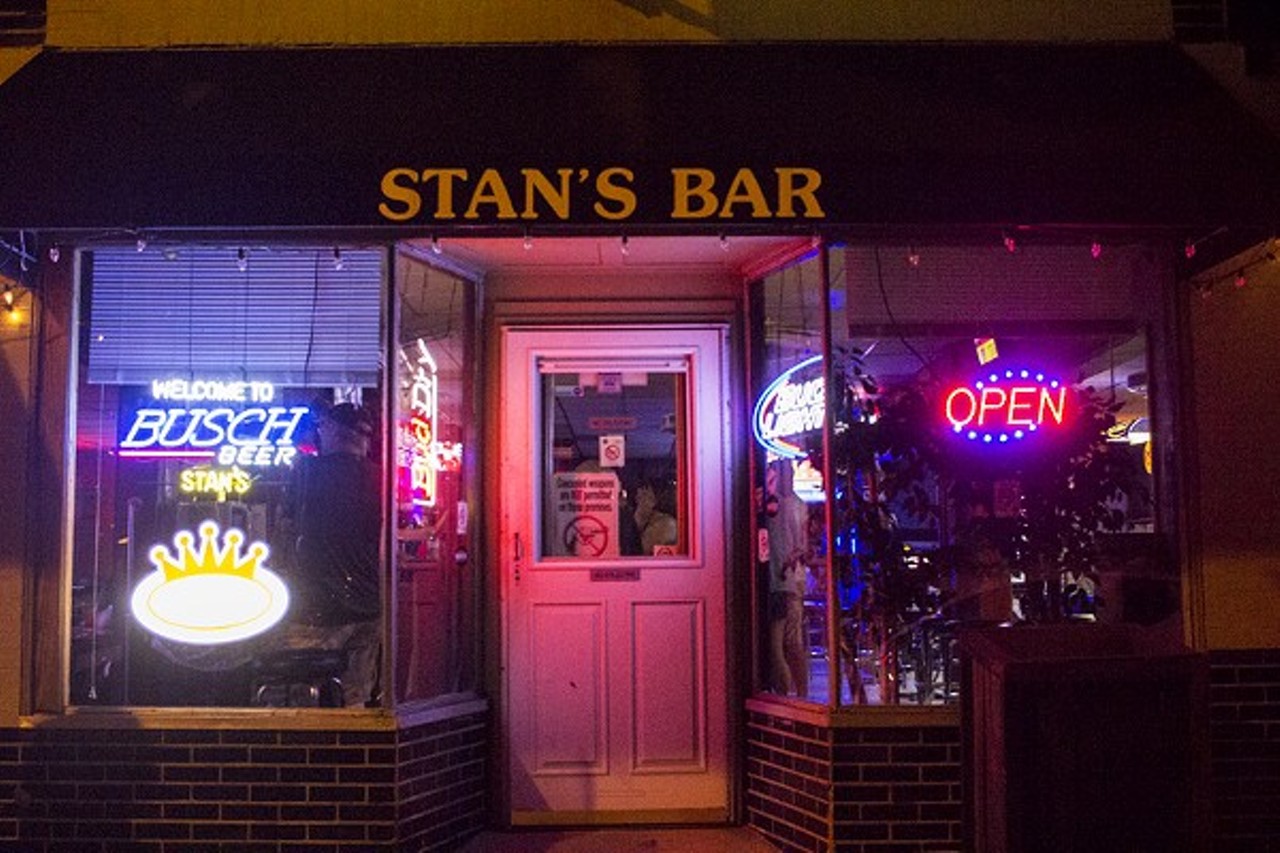 Stan's Bar
(5007 Macklind Avenue; 314-481-9990)
Opens at 6 a.m. every day
The Southampton watering hole boasts several TVs behind the bar, often employed to provide your daily Family Feud fix. In keeping with the dive-bar vibe, the prices are cheap and the locals are friendly, and with three pool tables and two dart boards, you just may find yourself a participant in some games rather than just a spectator.
Photo credit: Daniel Hill