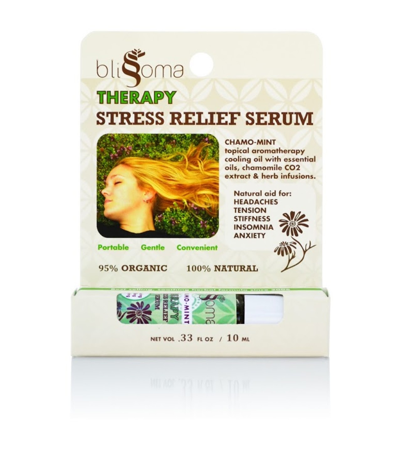 Blissoma Holistic Care and Apothecary
This local, cruelty-free personal care shop carries a wide variety of products for both men and women. We probably all could benefit from the stress relief serum (pictured) heading into the new year. Photo courtesy of Blissoma.