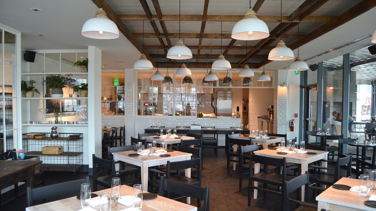 The dining room at Vicia in the Central West End