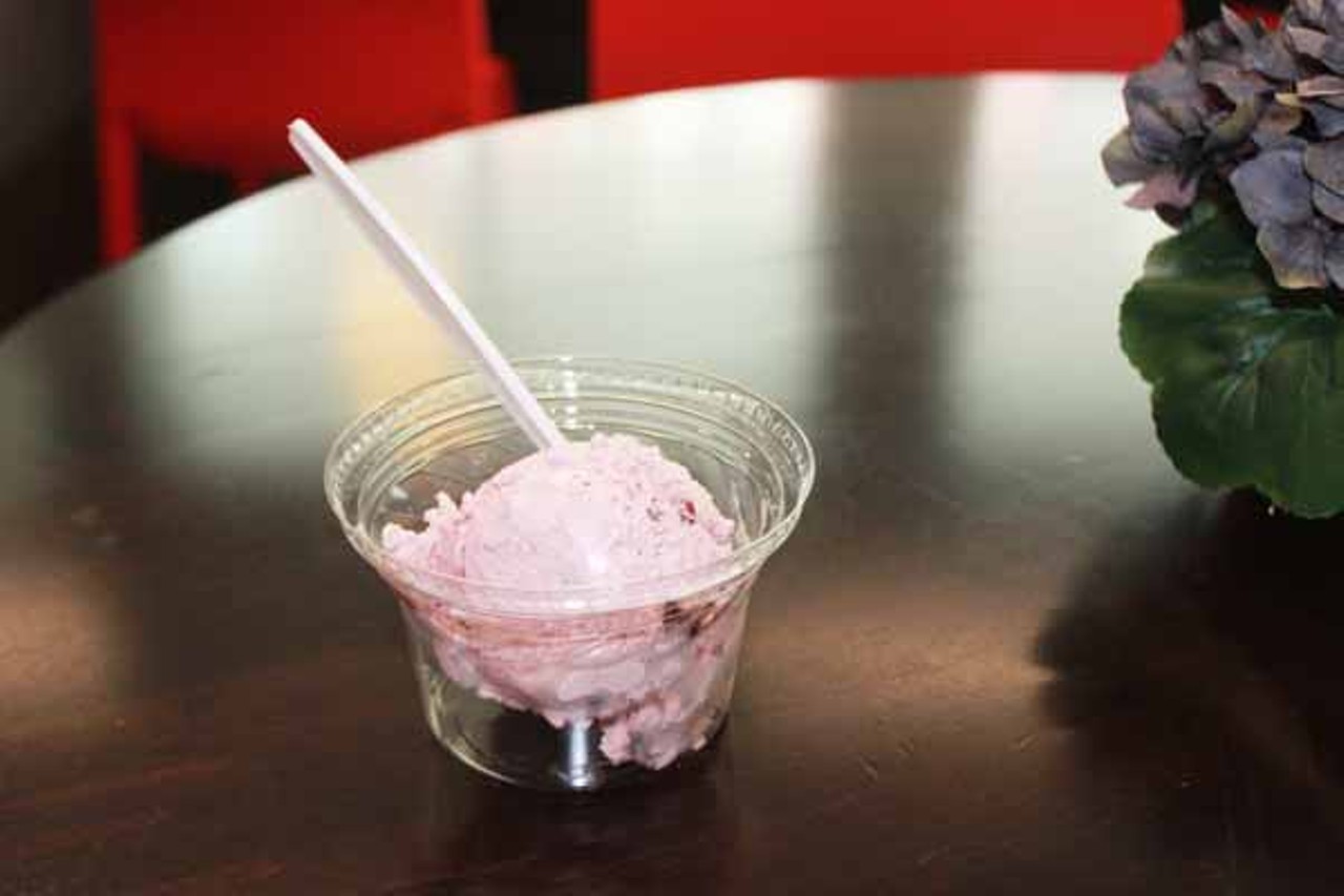 Red-bean ice cream from the espresso bar at United Provisions cafe is a must-try.