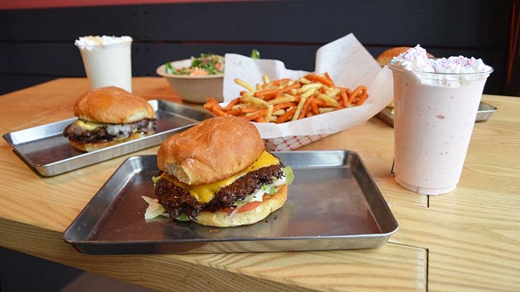 Dishes from Burger Champ in Maplewood