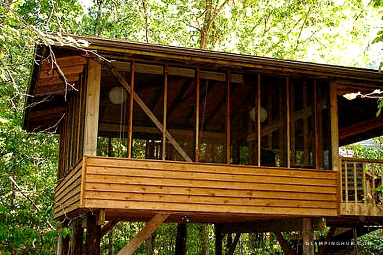 Charming Tree House for Unique Nature Getaway near Peoria, Illinois
"Guests can enjoy a unique and cozy camping experience to share with a loved one in this tree house getaway near Peoria, Illinois. The charming rental includes a queen-size bed and a sitting/reading area, from which to enjoy the peace and quiet of the idyllic surroundings."
Book this unit at GlampingHub.com