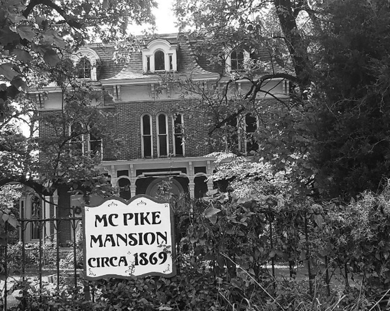 The McPike Mansion
2018 Alby St. 
Alton, IL 62002
Built in 1869, the McPike Mansion holds status on the National Register of Historic Places. But until 1936, it was the home of the McPike family -- and rumor has it that the family still dwells at the house today. According to the McPike Mansion website, "It is not uncommon to find in photos of the mansion, orbs, balls of light, even figures appearing in the windows that were not seen by the human eye when the photo was taken." People also claim to have seen mysterious lights or figures in the windows. Photo courtesy of Instagram / kyliecoyotea.