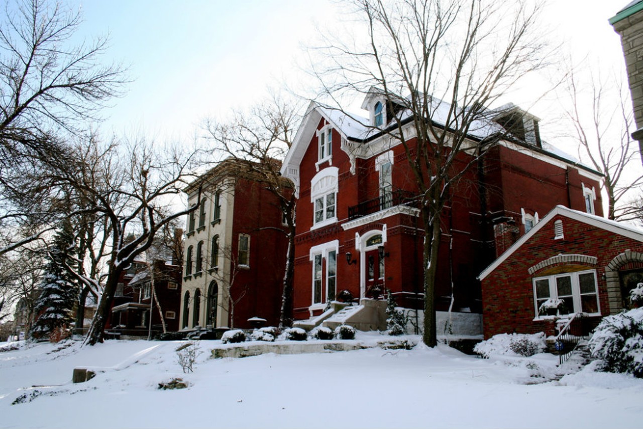 St. Louis' gorgeous old houses don't fare well in subzero temps.Got one of those Lafayette Square beauties? Prepare to spend a fortune to heat it when the weather is unseasonable -- and shudder every time the cold wind whips through the cracks. Photo courtesy of Flickr / dustinphillips.
