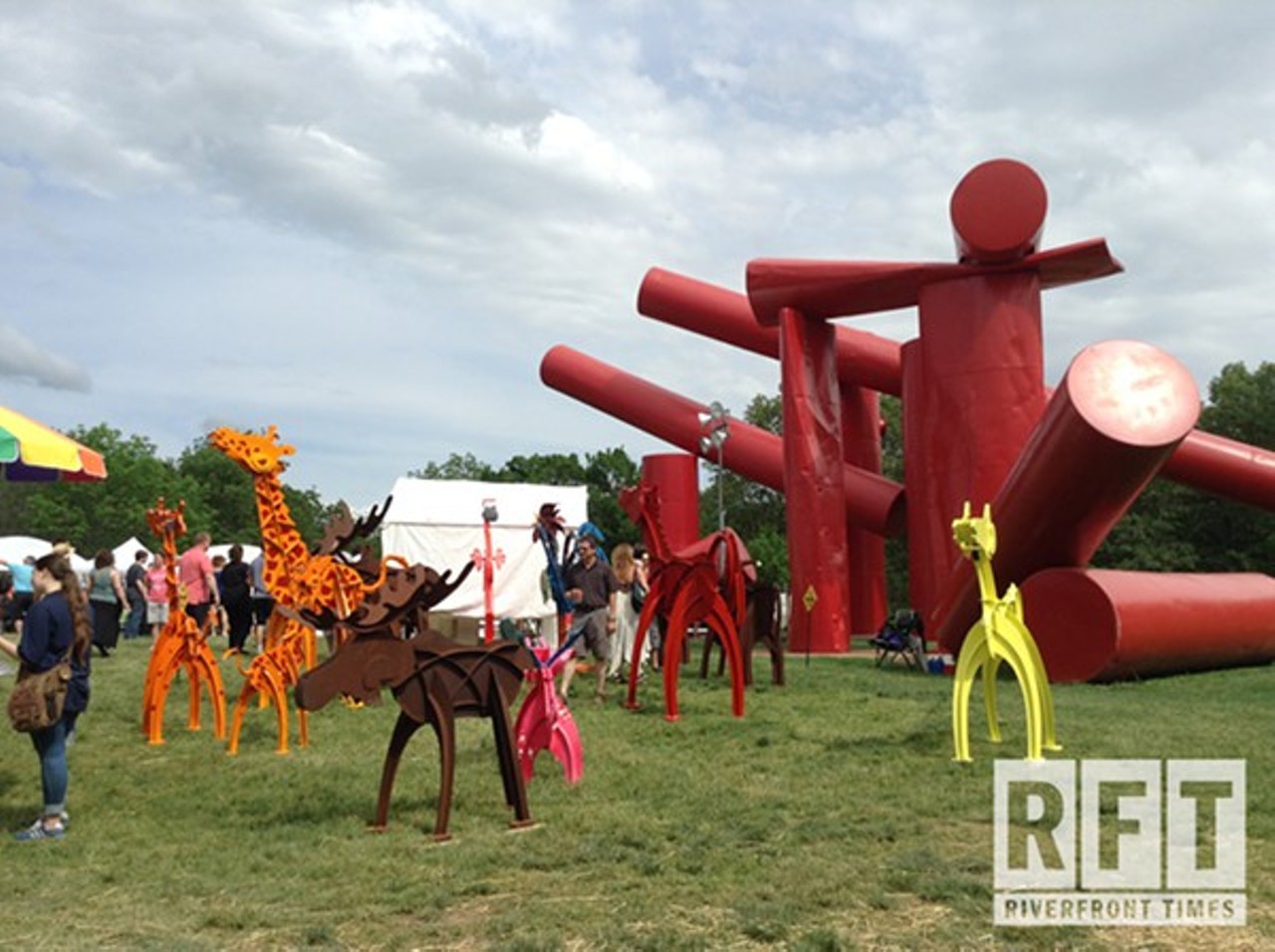 If your mom has an artsy streak, take her to the Laumeier Art Fair.
12580 Rott Rd.
St. Louis, MO 63127
(314) 615 - 5278
Laumeier Sculpture Park is a relaxing oasis for art lovers on any given day, but this weekend you can also enjoy an art fair while you&#146;re there. You&#146;ll find work from 150 juried artists from across the U.S., beer and wine tasting events, local food and beverage vendors and live music. If you&#146;ve procrastinated getting your mom a gift, this would be the perfect time and place to buy her something unique&#133;.just saying. RFT photo.