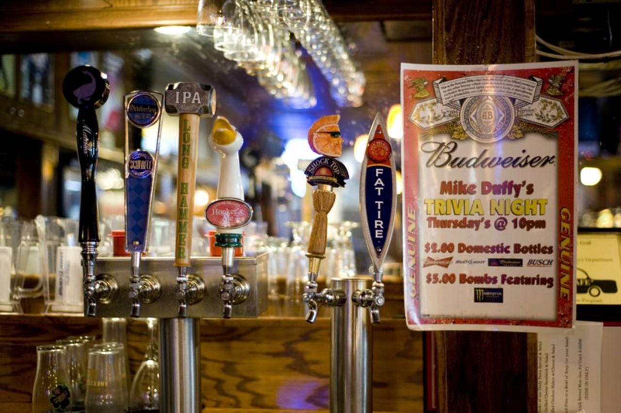 Mike Duffy's also has daily specials, trivia nights and live music. The wide selection of beers doesn't hurt, either.  RFT photo.