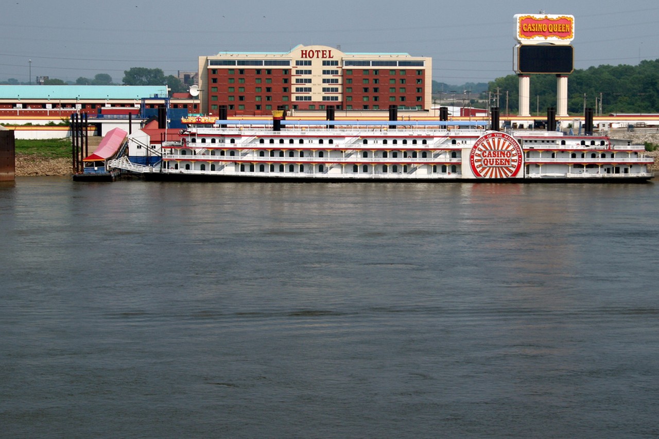 The Boat
The state of Missouri approved gambling on the water in 1992. (This was also the open window for "boats in moats.") So for a while if you were in St. Louis and you were going gambling, you were "going to the boat." The phrase stuck and is now frequently used whenever we're going to any casino in general. 
Photo courtesy of Wally Hartshorn / Flickr