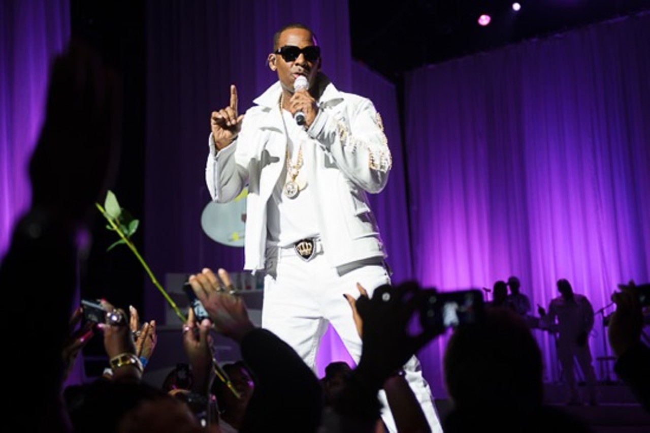 18. R. Kelly at the Fox, November 15
R. Kelly inspires an adoration that bordered on worship from the rafter-stacked patrons of the Fox Theatre in November. -- Ryan Wasoba