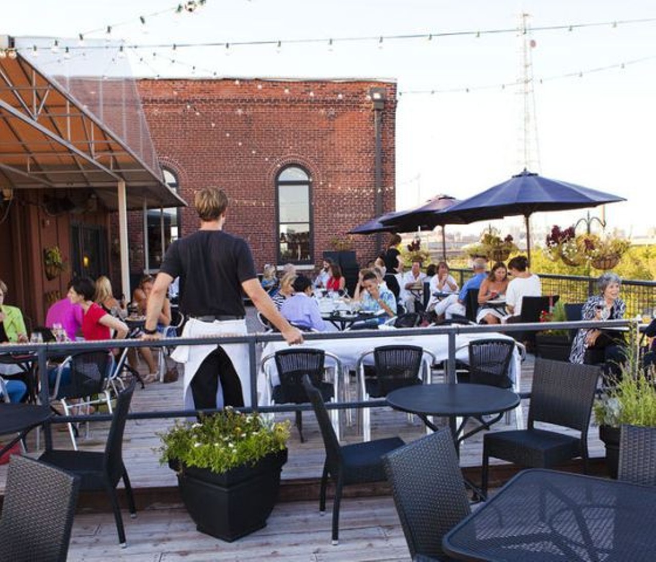 When You&#146;re Craving Fresh Air &#151; and a Room with a View: Vin de Set
Few brunches in the city are perpetually as packed as the one at Vin de Set (2017 Chouteau, 314-241-8989), and there&#146;s a simple reason for that: The rooftop patio has a view &#151; and a vibe &#151; worth getting up for. Look out over Lafayette Square and the Arch with the beautiful people and feel good about your life again. Oh, and don&#146;t miss that bloody mary bar. Photo by Laura Miller.