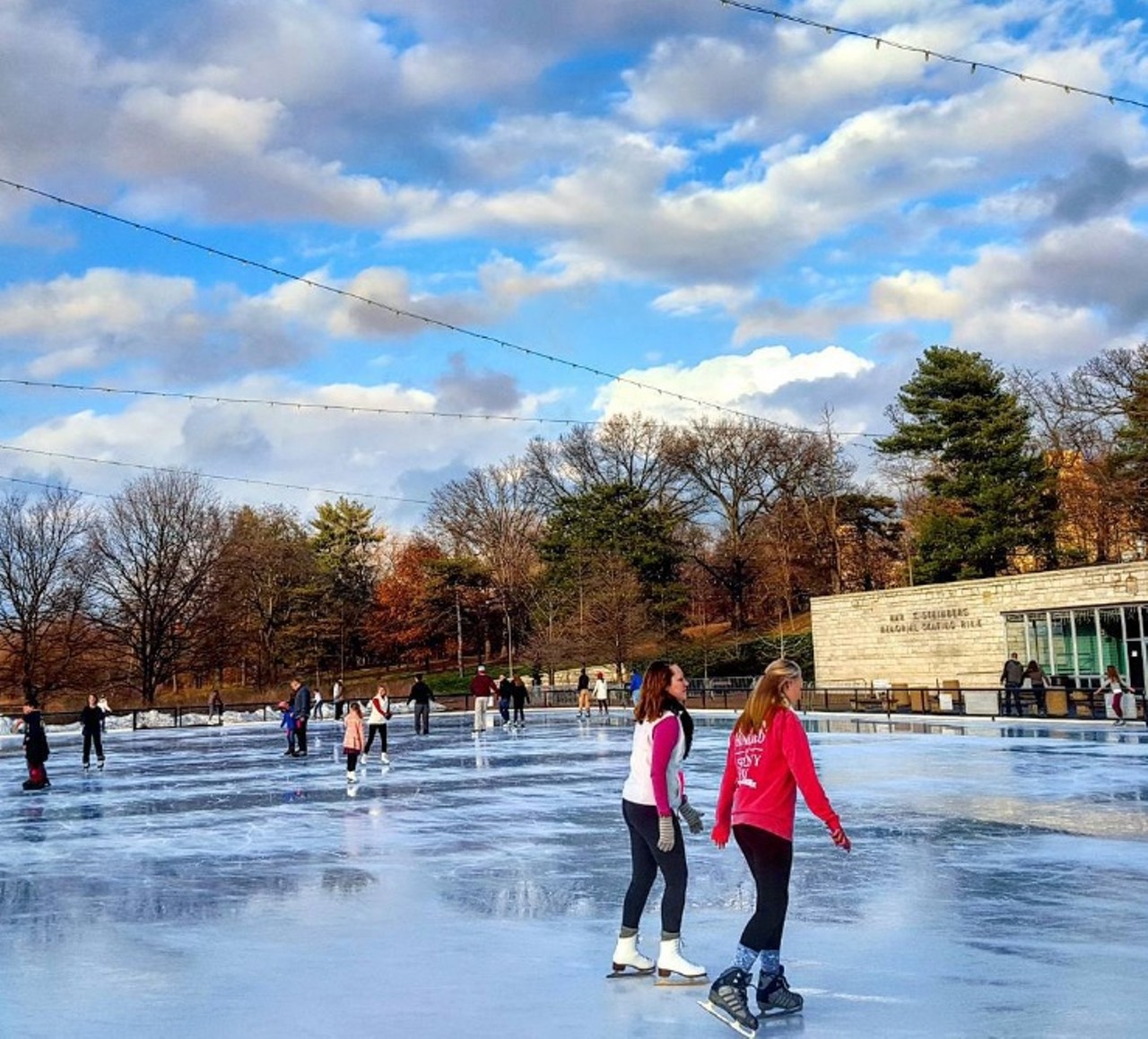 Go ice skating -- all over the city.
Steinberg Ice Rink in Forest Park is a true winter staple and not to be missed -- but St. Louis also has other rinks you may not have visited yet, including rinks at Anheuser-Busch Brewery and the Gateway Arch. With all these options, there's no excuse not to get your winter workout in -- and have fun (or at least work on your coordination) while you're at it. Photo courtesy of Instagram / vikingpunkology.