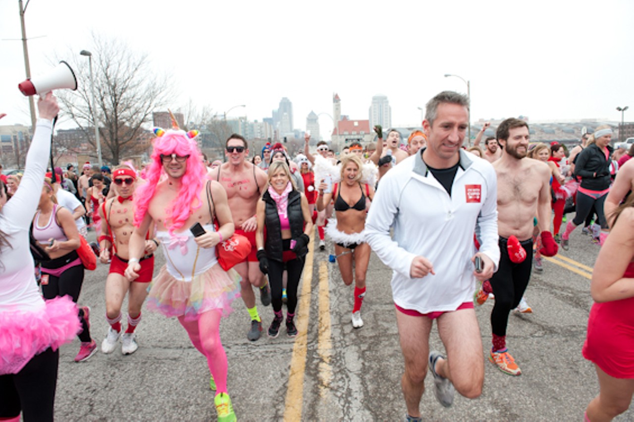 2014 Cupid's Undie Run in St. Louis