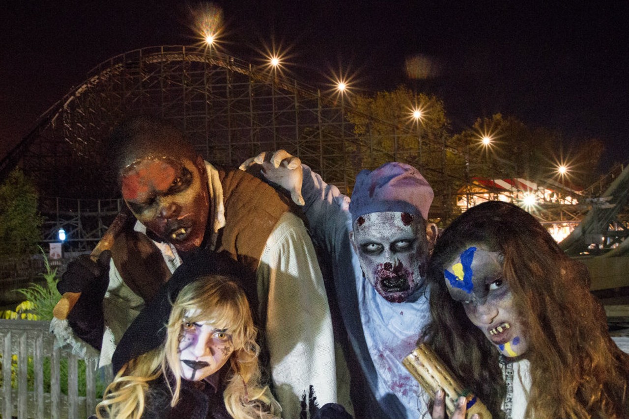 Fright Fest
Six Flags St. Louis
4900 Six Flags Rd. 
Eureka, MO 63025
It's not quite October without Fright Fest at Six Flags. Halloween comes to the theme park full force on select nights through October 31, with haunted houses, scare zones and the characters of your nightmares dwelling the park. Get details and tickets here. Photo courtesy Elizabeth Gotway / Six Flags Entertainment Corporation.
