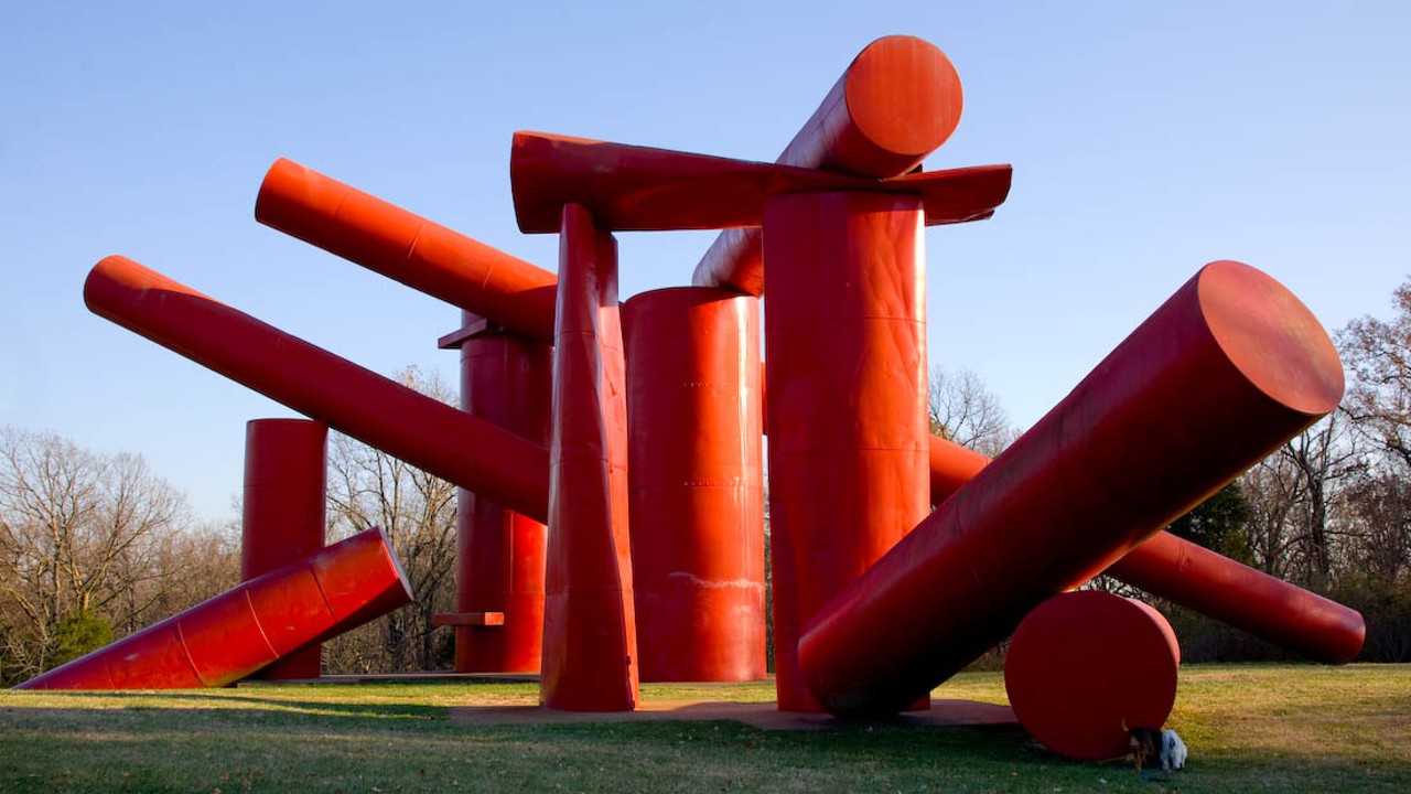 Pack up your pup and stop by Laumeier Sculpture Park.
You can finally visit without sweating your life out.