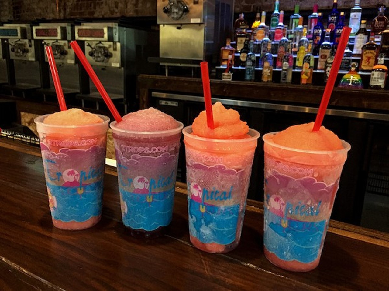 GET SOME BOOZY SLUSHIES
It's still hot enough to drink at Trops or Narwhals, but now you can do it between carpool pickups. (Just a little, at least.)
Check it out here.
Photo courtesy of Sarah Fenske