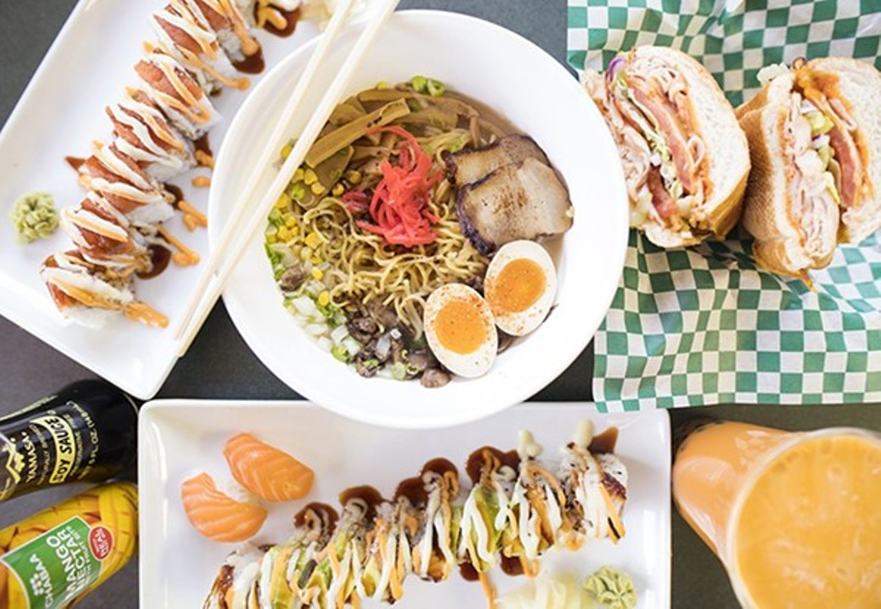Yummi Tummi
3001 S. Big Bend
World-class subs, sushi and ramen and a drive-through? Yummi Tummi (formerly known as Toasty Subs) will make you feel like you're winning at life.
Photo courtesy of Mabel Suen