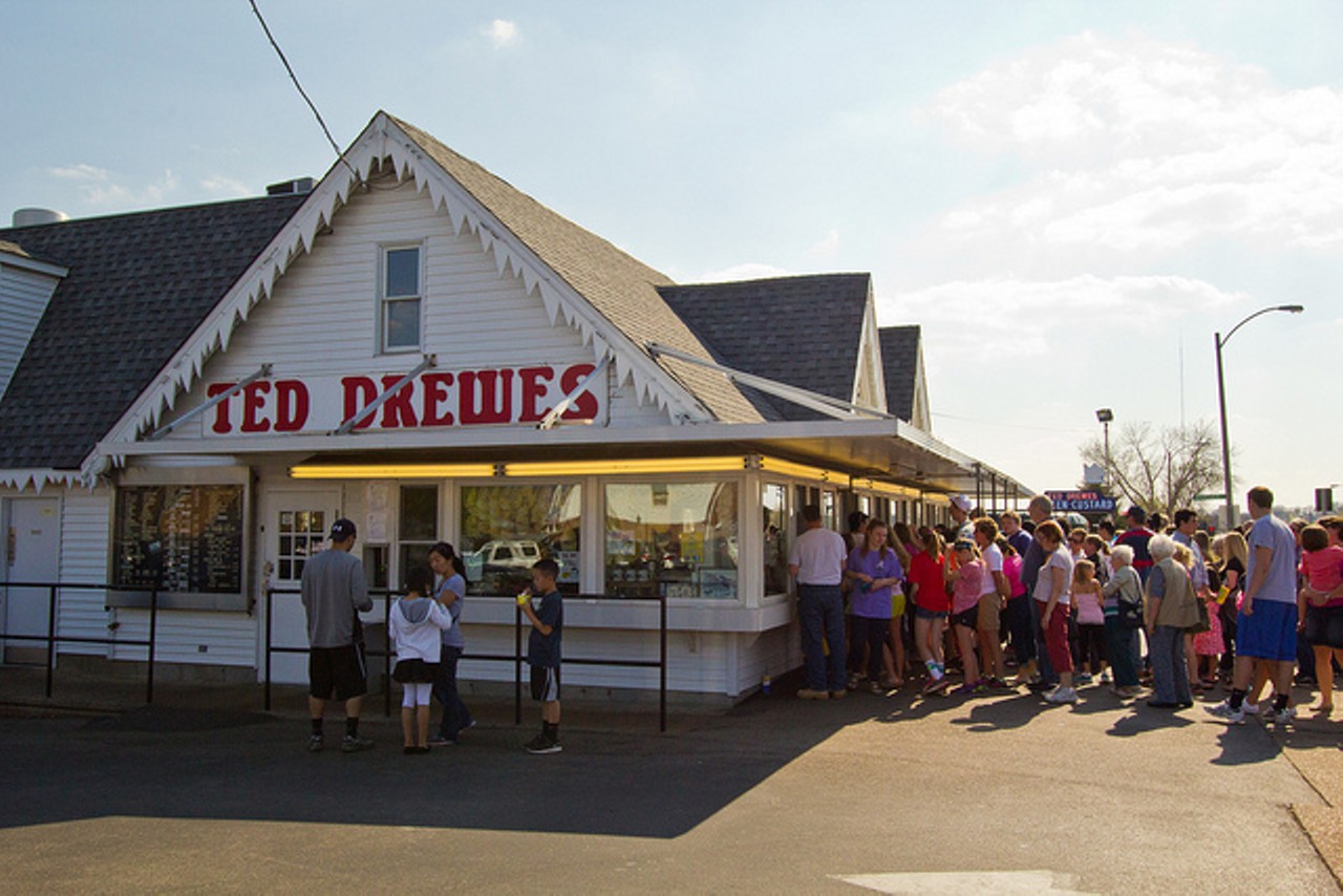 Survive a trip to Ted Drewes...in the heat of summer. Hey look guys, my concrete still doesn't fall out when turned upside down!Photo courtesy of Flickr / Missouri Division of Tourism