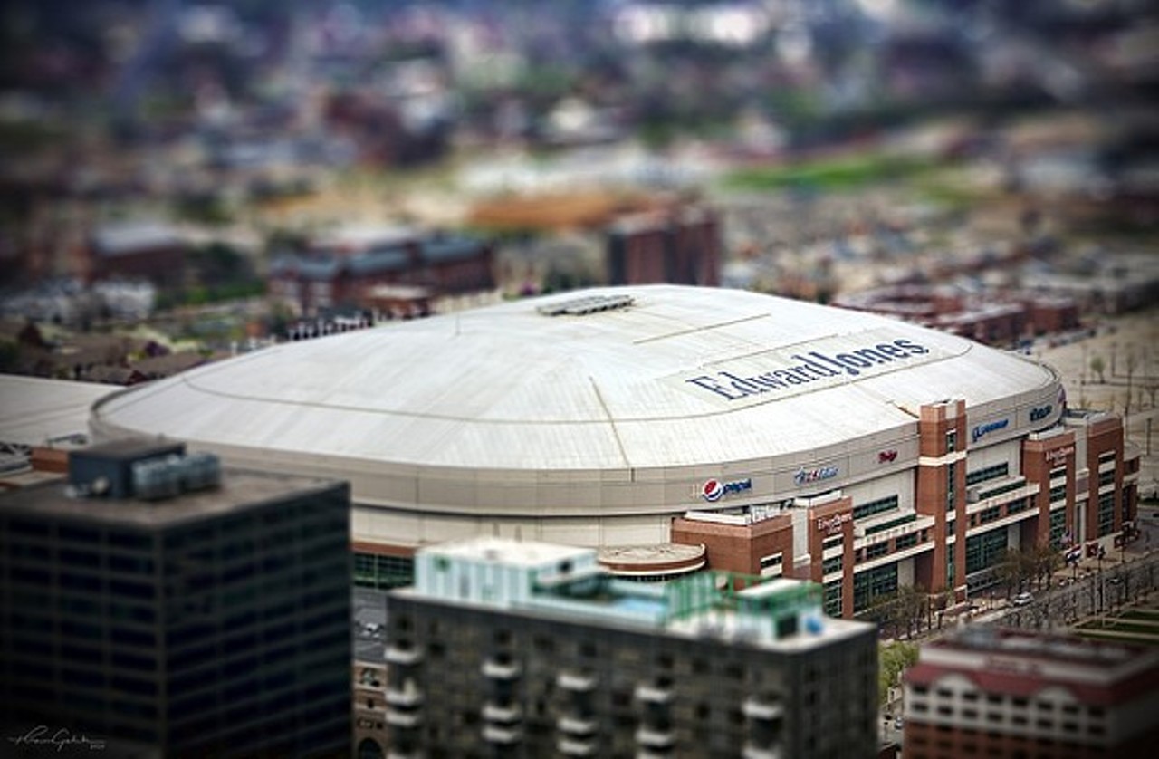 "We're so Catholic, we sometimes call this city 'the Rome of the West.'"
The Dome at America's Center, 701 Convention Plaza
"The pope once flew to town and held a mass here for 110,000 screaming fans."
Photo courtesy of Thomas Gehrke